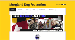 Desktop Screenshot of marylanddogfederation.com